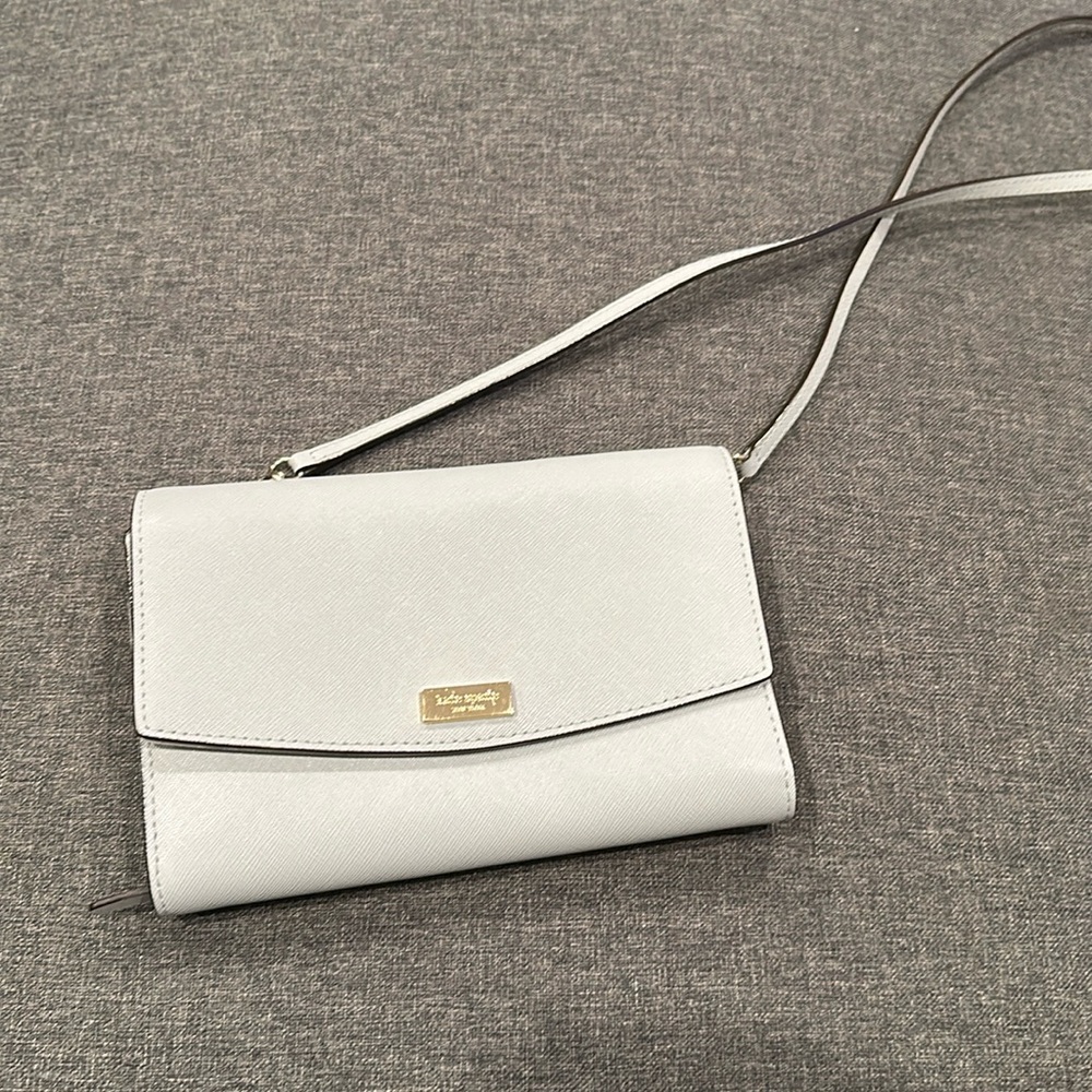 Kate Spade Crossbody-light grey